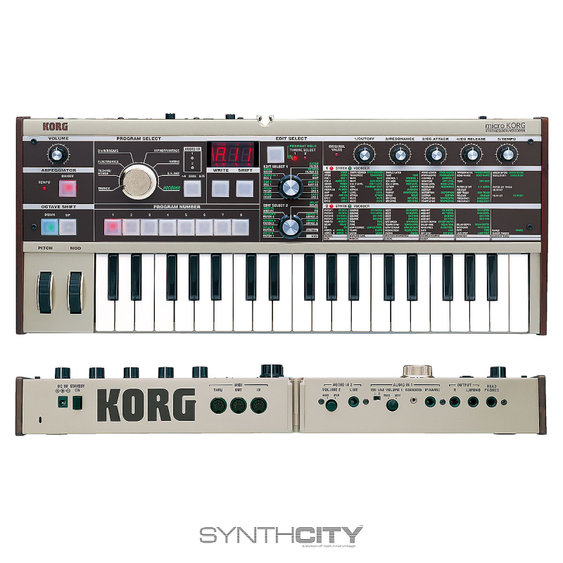 Korg microkorg mk1 synthesizer/vocoder